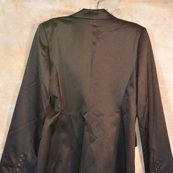 Black Tux Style Blazer SZ L - Picture 3 of 4